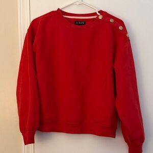 J. Crew Vibrant Red Sweatshirt
